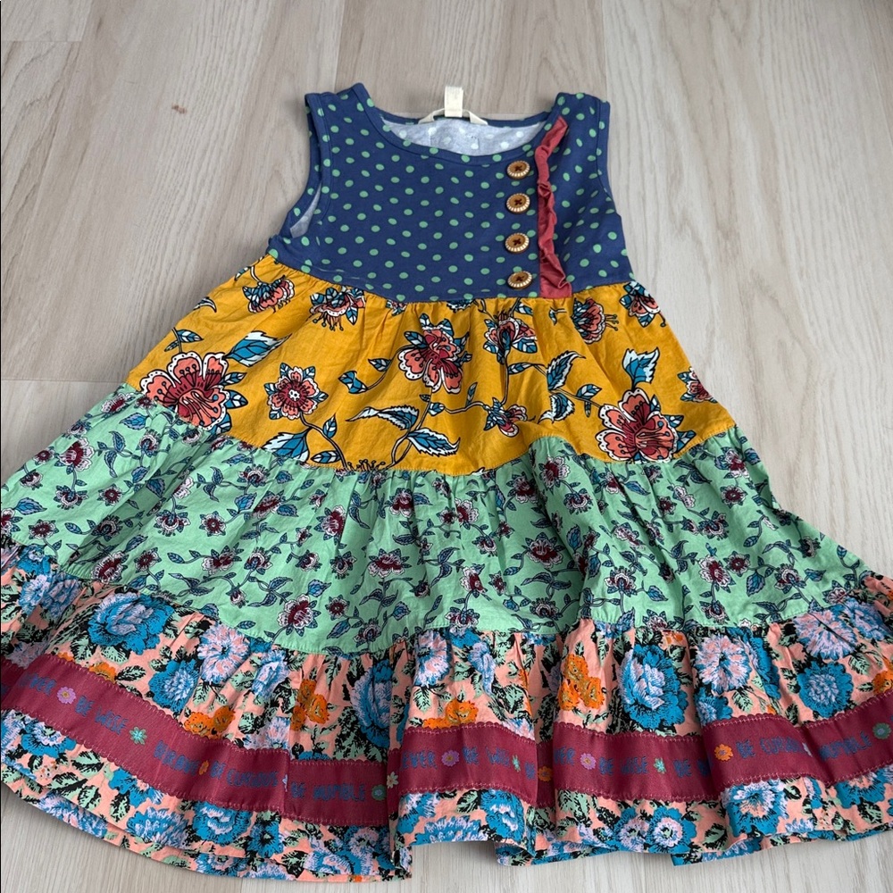 Matilda Jane Polka Dot and Floral Kids Dress